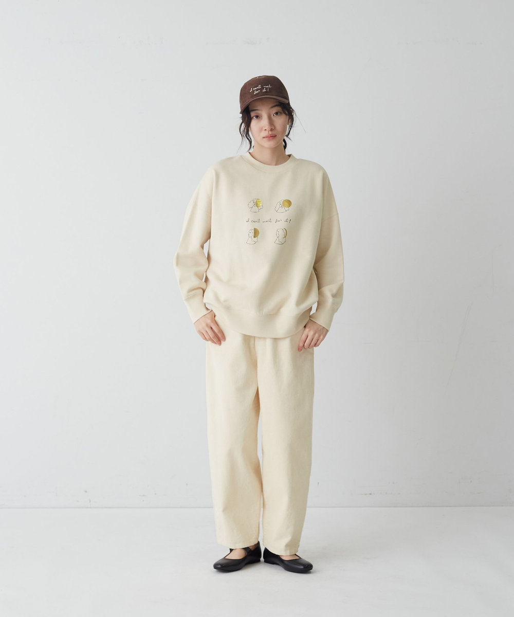 congés payés ADIEU TRISTESSE 《ナガノチサトさんコラボ》キャップ ダークブラウン
