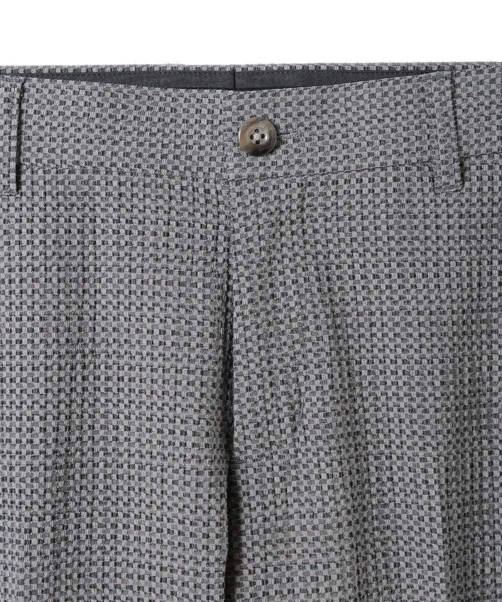 MEN'S BIGI 3Dサッカープリントストレッチパンツ<EASY CARE> グレー