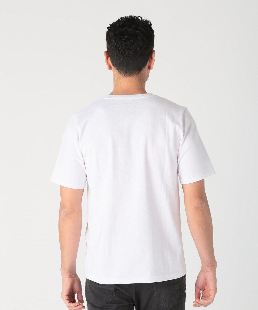 MEN'S BIGI 【YANUK/ヤヌーク】別注 プリント＆刺繍TEE ホワイト