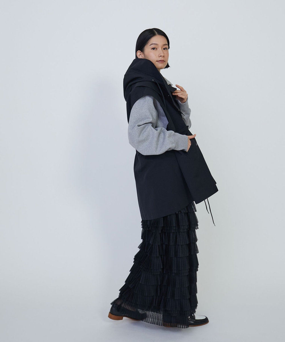 1er Arrondissement ＜VACHEMENT×1er Arrondissement＞シェルタフタモッズベスト ネイビー