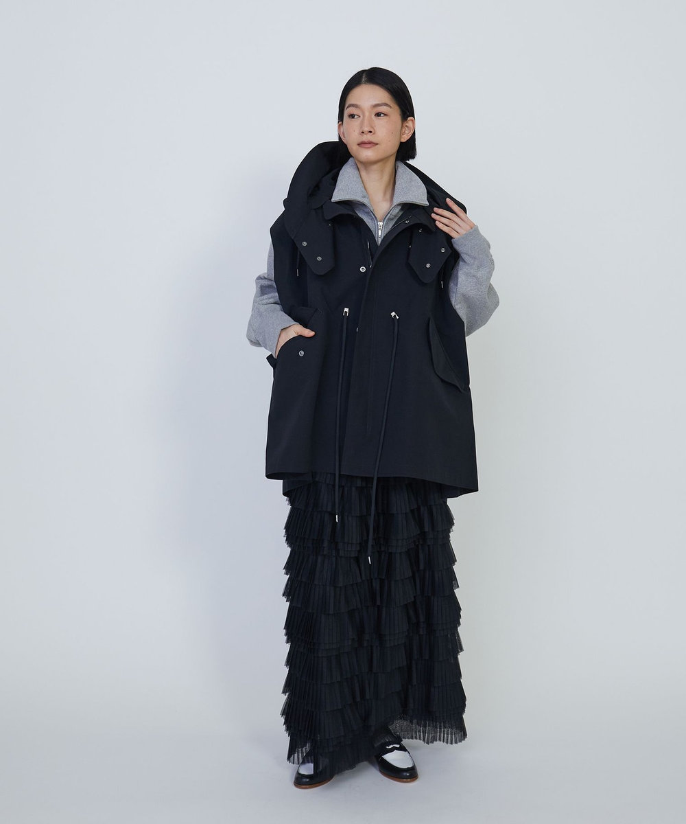 1er Arrondissement ＜VACHEMENT×1er Arrondissement＞シェルタフタモッズベスト ネイビー