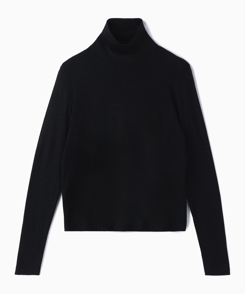 DÉPAREILLÉ WOOL JERSEY TURTLE / ウールジャージータートル ブラック