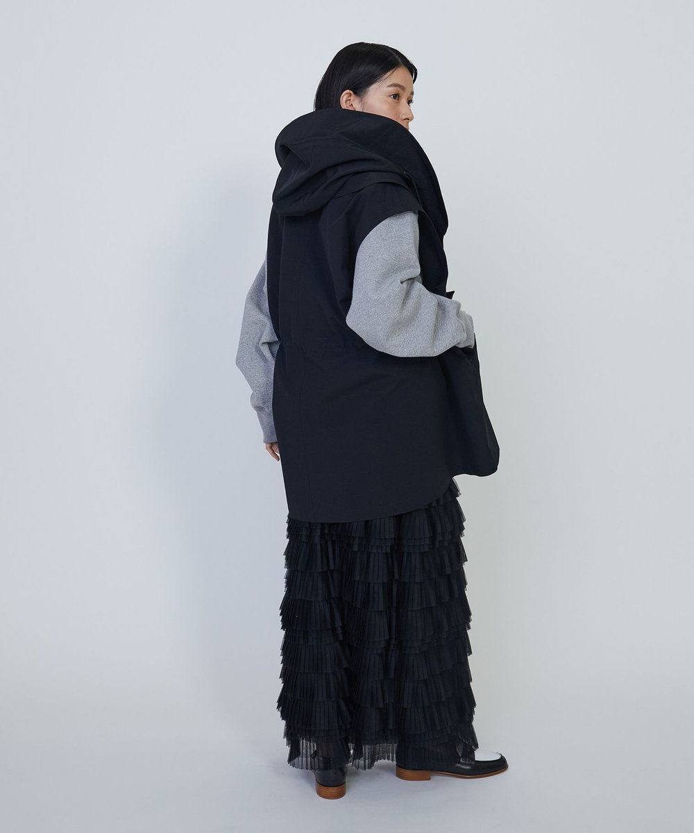 1er Arrondissement ＜VACHEMENT×1er Arrondissement＞シェルタフタモッズベスト ネイビー