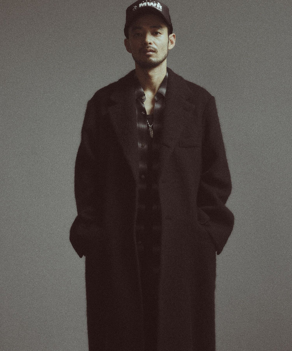 MEN'S BIGI 【BASED ON MEN'S BIGI HERITAGE】シングルチェスターコート ブラック