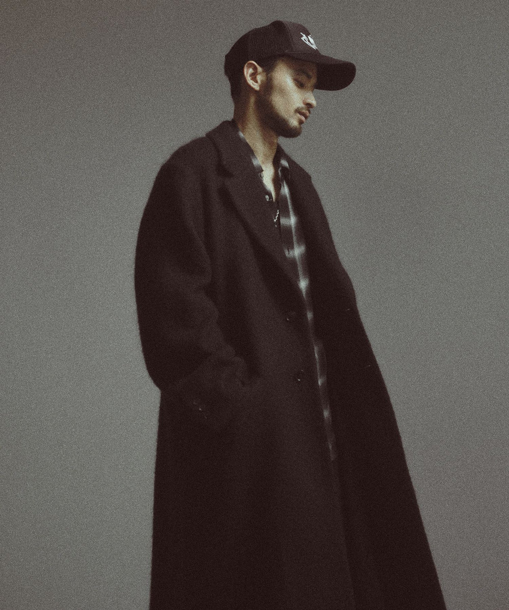 MEN'S BIGI 【BASED ON MEN'S BIGI HERITAGE】シングルチェスターコート ブラック