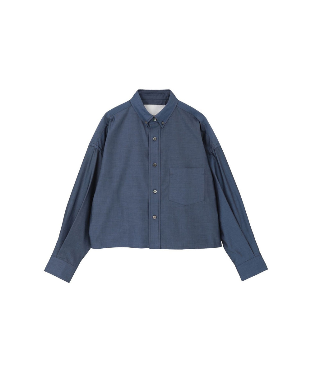 1er Arrondissement ＜TICCA（ティッカ）＞別注ショートボタンダウンシャツ ネイビー