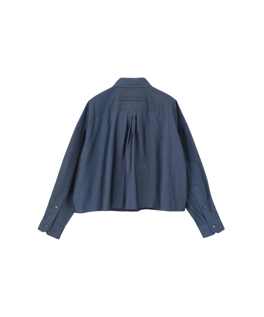 1er Arrondissement ＜TICCA（ティッカ）＞別注ショートボタンダウンシャツ ネイビー