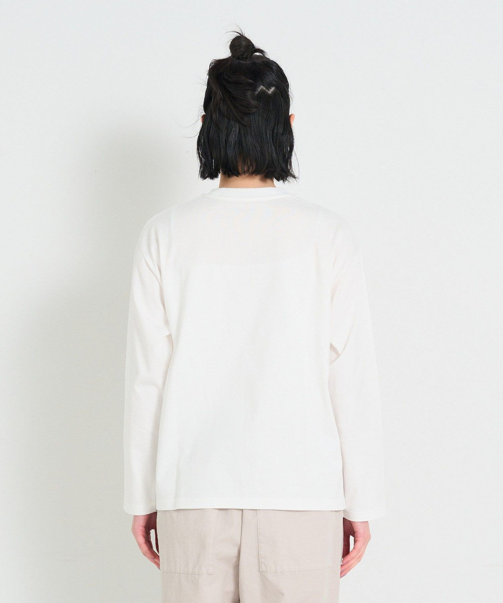 congés payés ADIEU TRISTESSE ichiro yamaguchi.長袖Tシャツ ホワイト