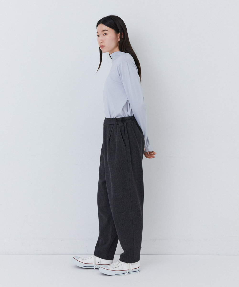 congés payés ADIEU TRISTESSE ポンチタックパンツ ダークブラウン