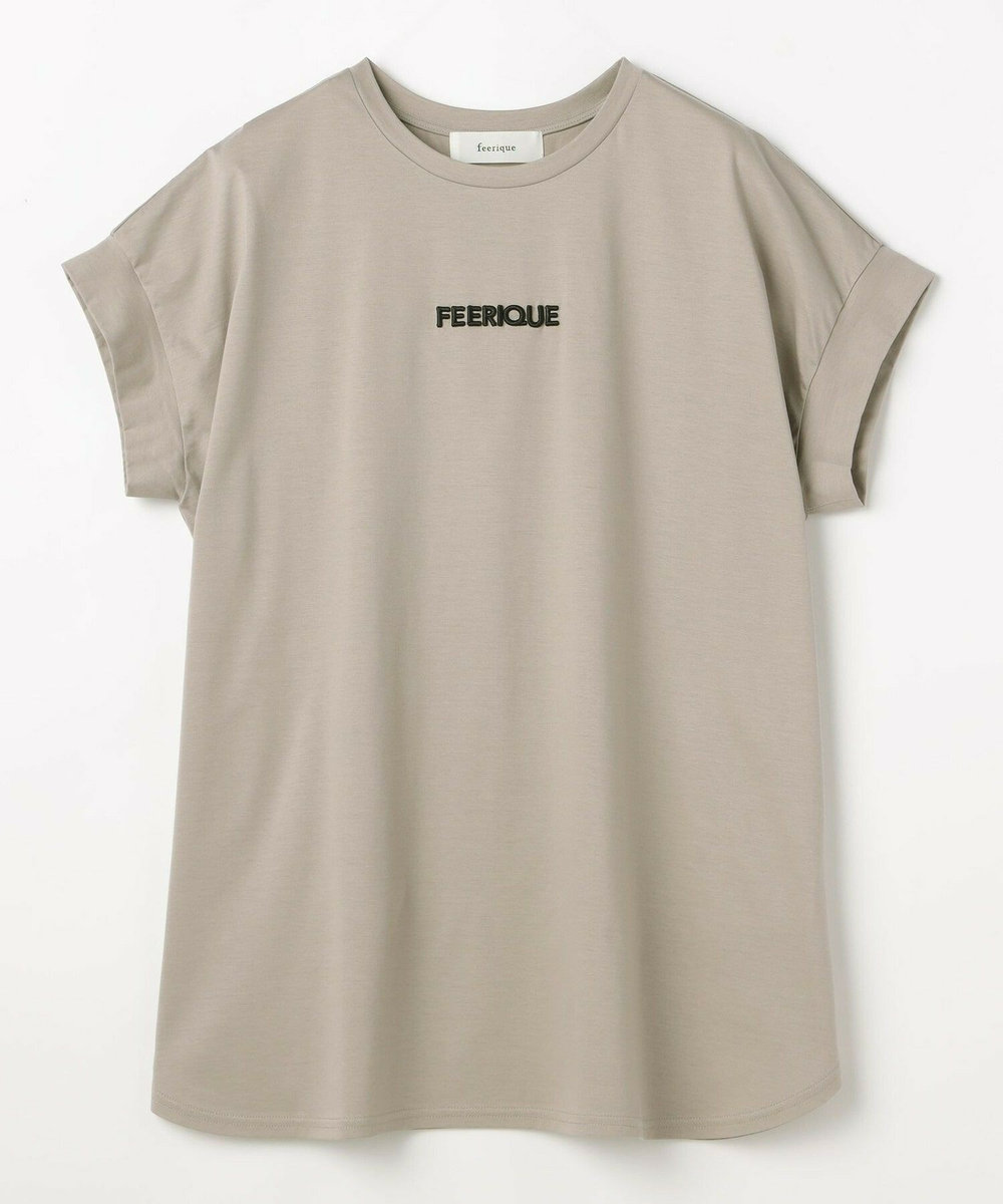 feerique Lサイズ（大きいサイズ） 【大きいサイズ】feerique　コンパクトローレル天竺プルオーバー グレー