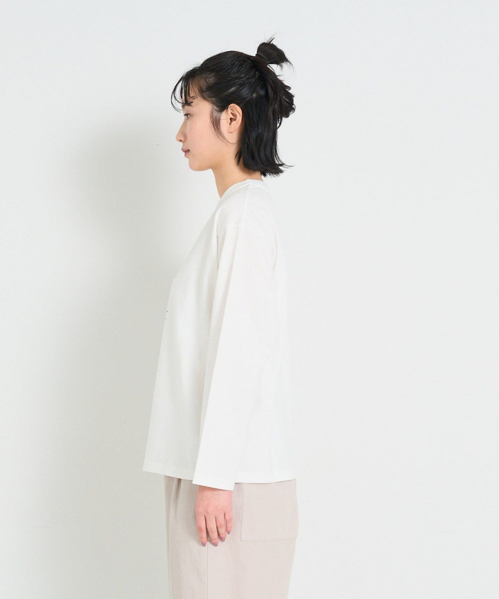congés payés ADIEU TRISTESSE ichiro yamaguchi.長袖Tシャツ ホワイト