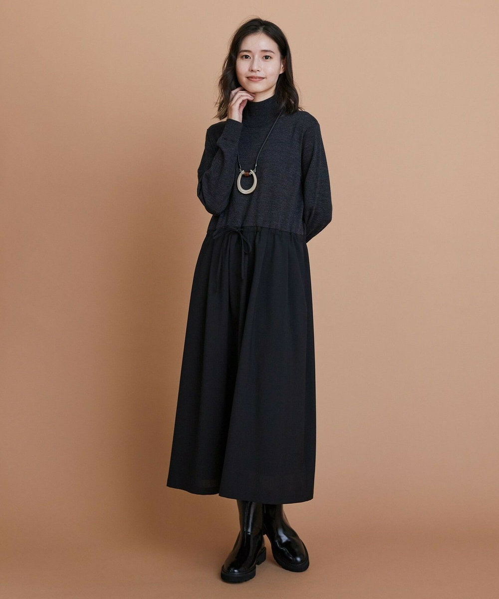 L'EQUIPE Mabel   アクリルオーバルペンダント ベージュ