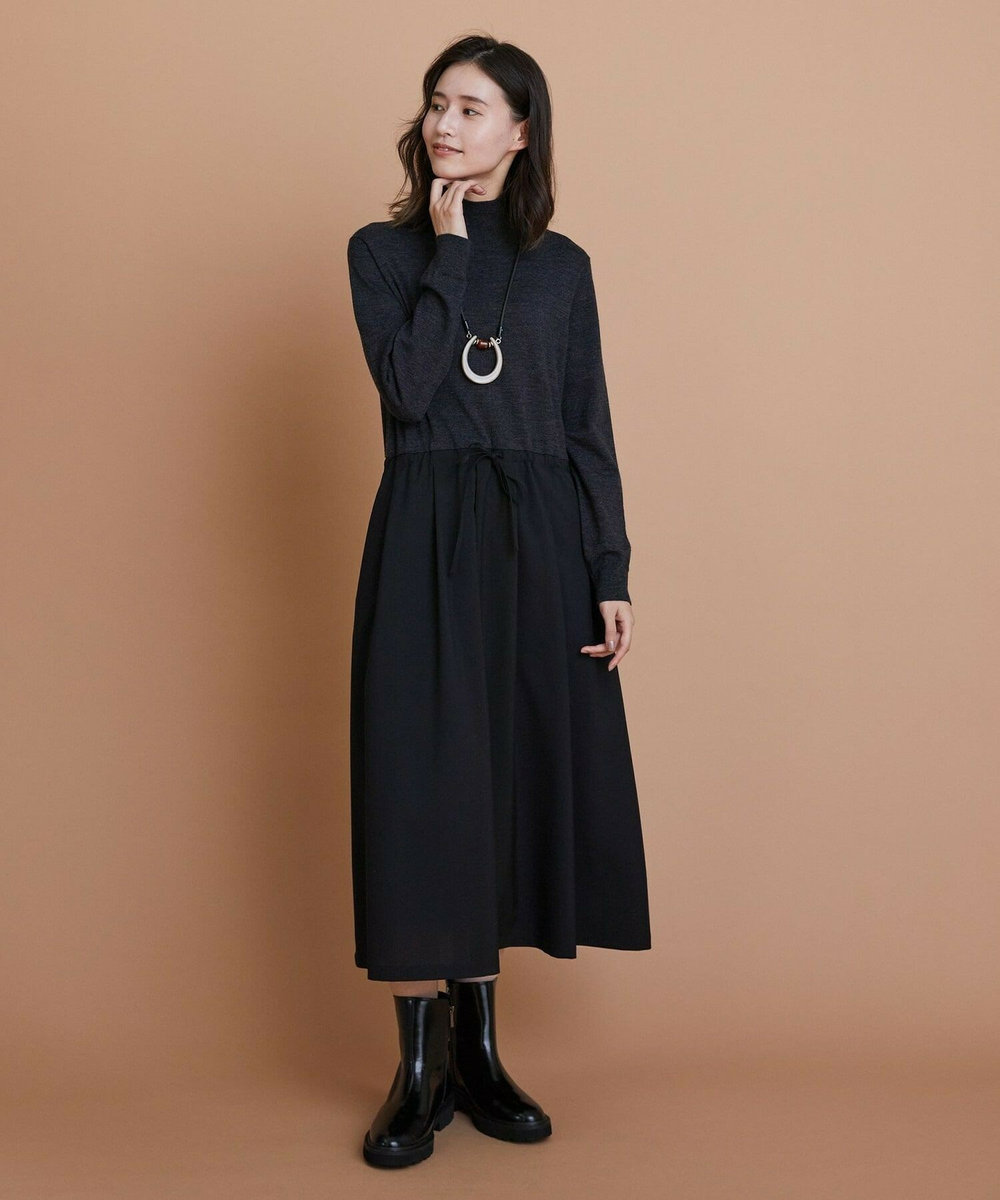 L'EQUIPE Mabel   アクリルオーバルペンダント ベージュ