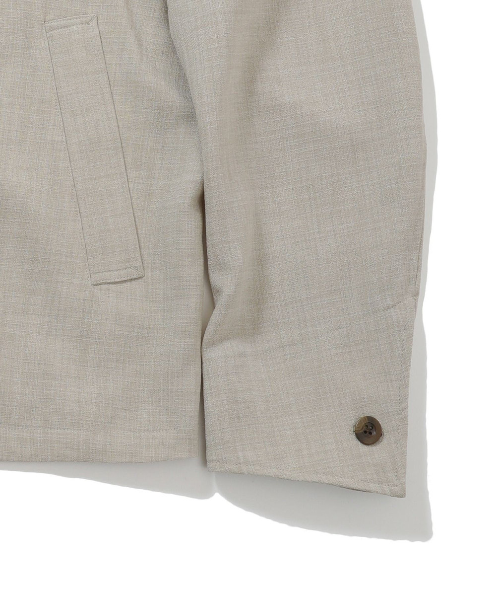 MEN'S BIGI ポリエステルブッチャーストレッチテーラードジャケット＜セットアップ対応＞ ベージュ