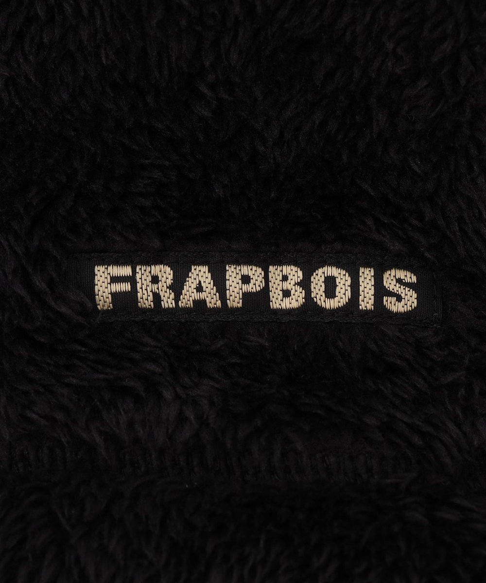 FRAPBOIS FRAPBOIS×WILD THINGS シャギーフリースバラクラバ ブラック