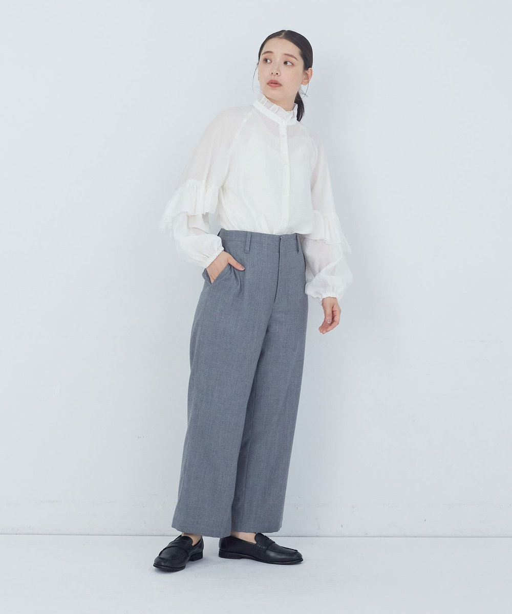 ADIEU TRISTESSE TWビエラパンツ グレー