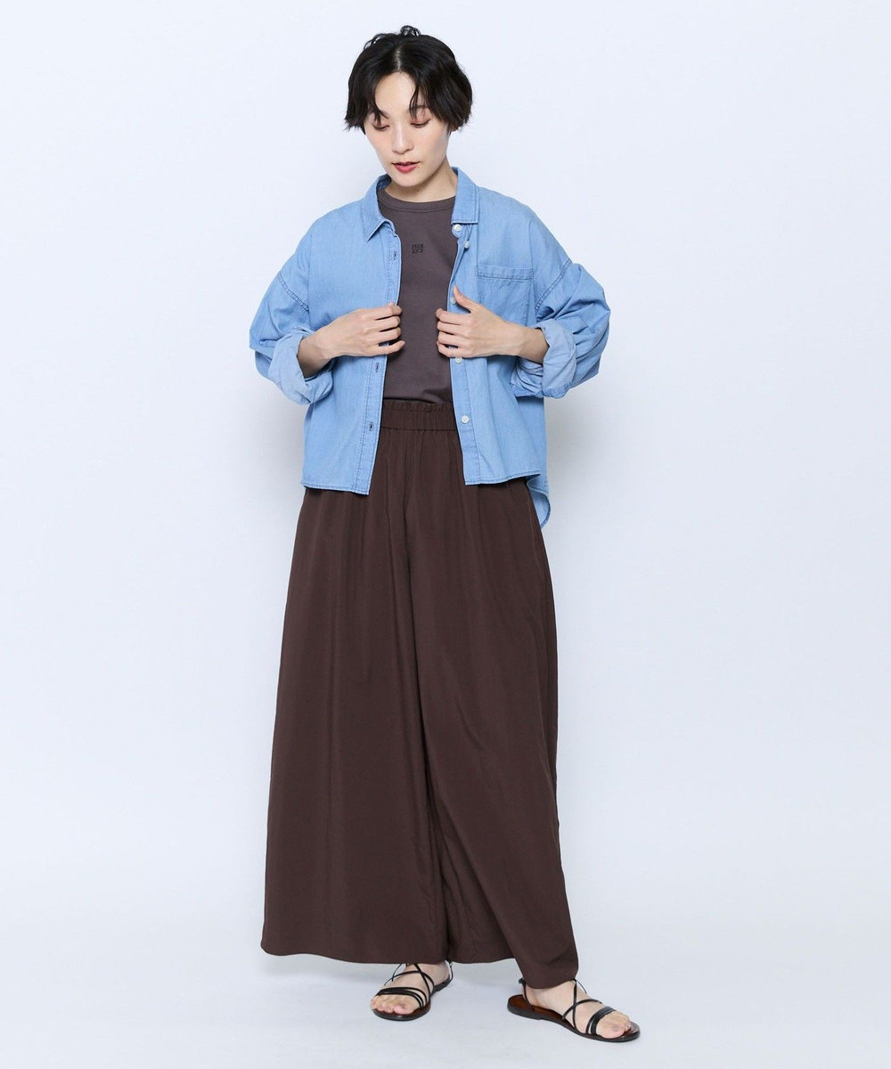 feerique feerique 37.5天竺ロゴプルオーバー ブラウン