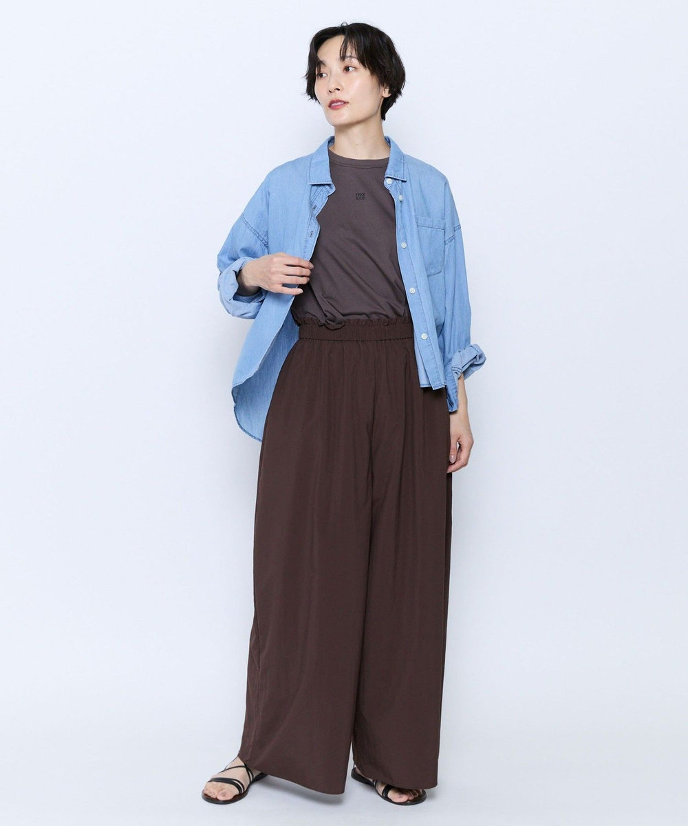 feerique feerique 37.5天竺ロゴプルオーバー ブラウン