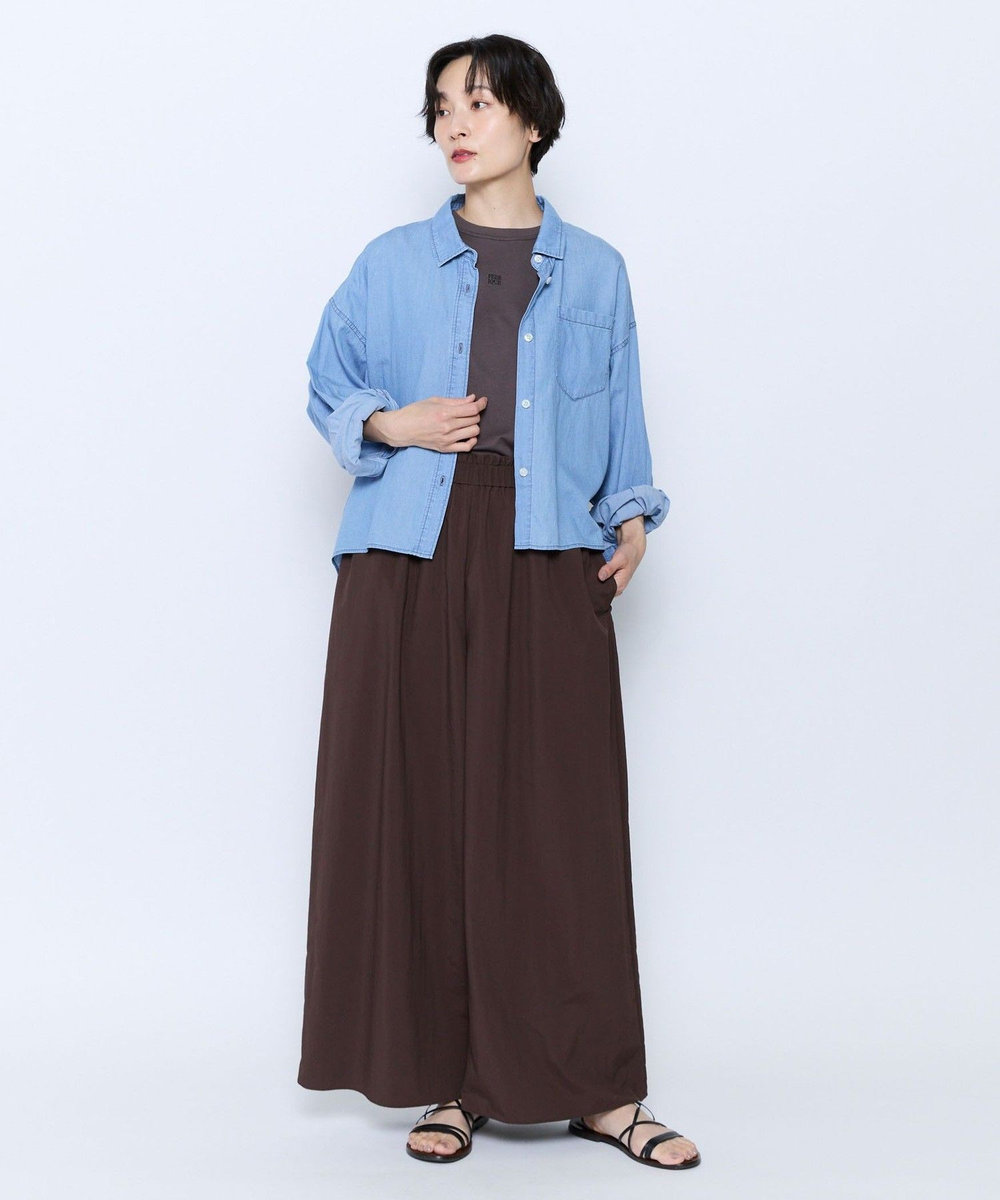 feerique feerique 37.5天竺ロゴプルオーバー ブラウン