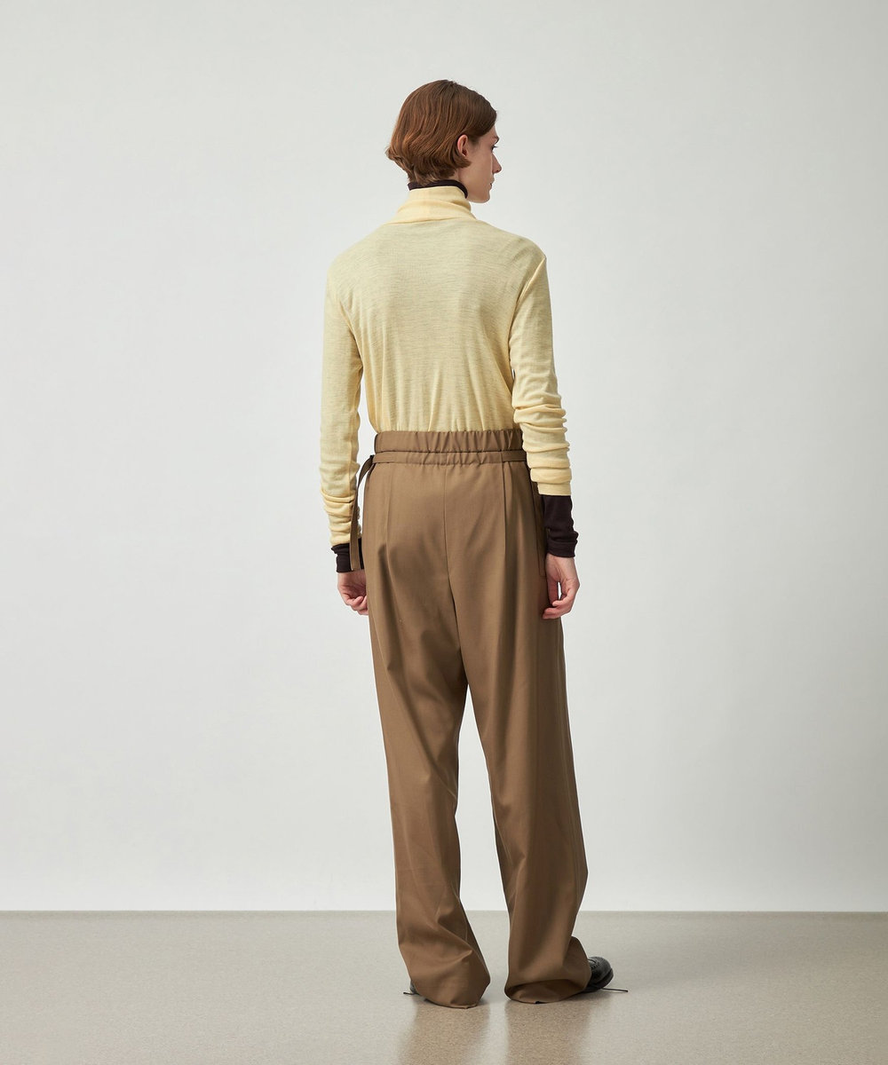 DÉPAREILLÉ WOOL JERSEY TURTLE / ウールジャージータートル イエロー