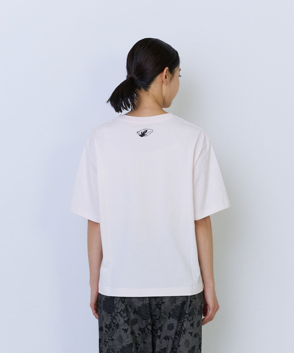 ADIEU TRISTESSE 杉本さなえさん コラボTシャツ ピンク