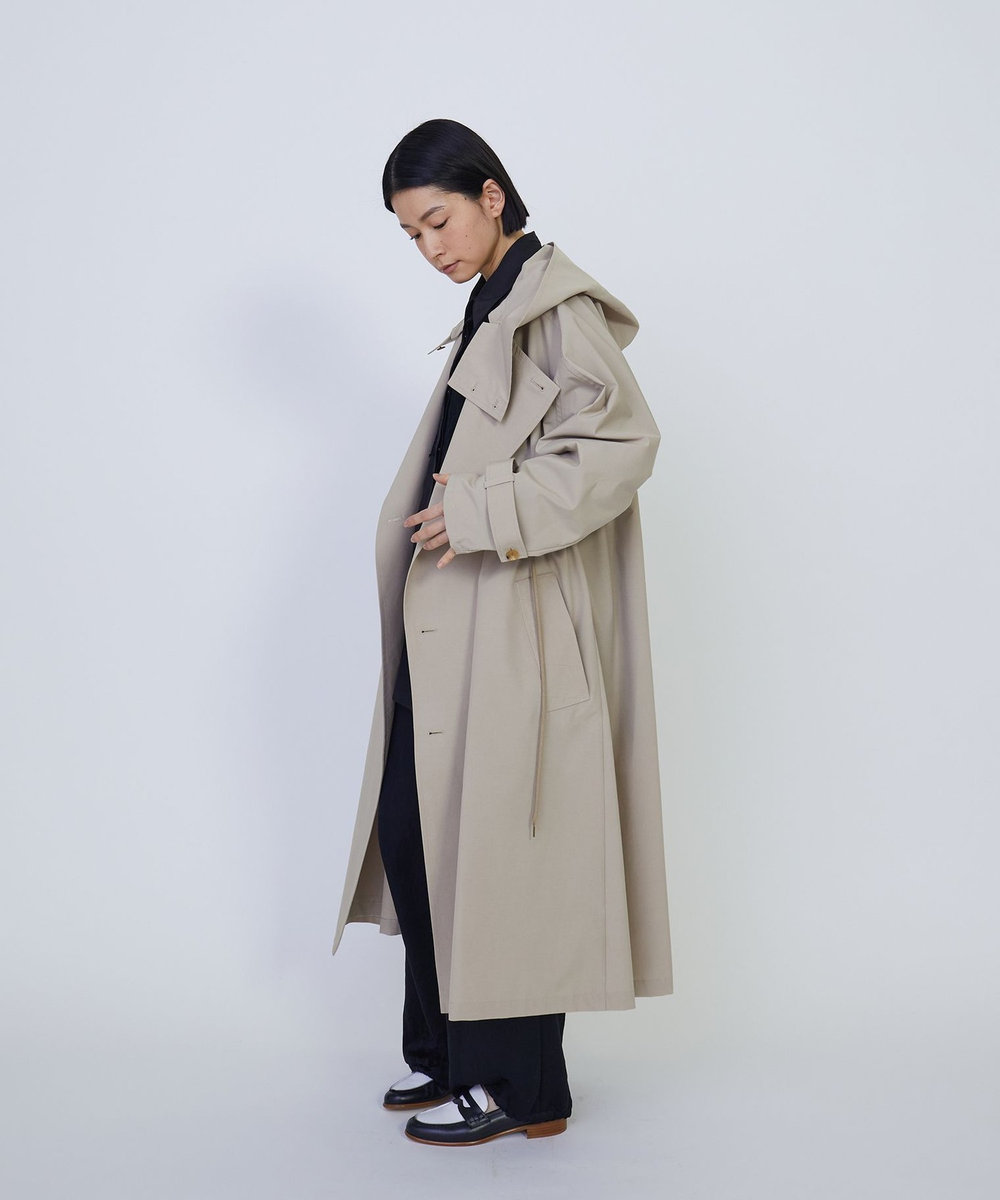 1er Arrondissement ＜VACHEMENT×1er Arrondissement＞シェルタフタトレンチコート ベージュ