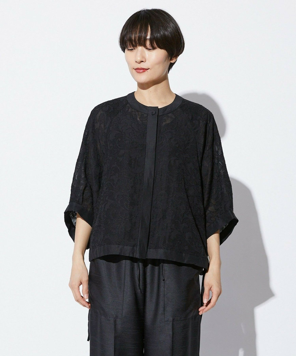 MOGA Collection MOGA Collection　シアージャガード2WAYブラウス ブラック