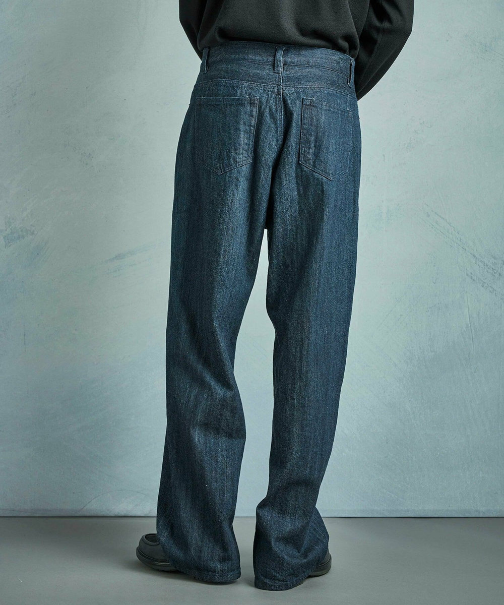 MEN'S BIGI 【50th Anniv . 菊池武夫】SLUB SELVEDGE DENIM ネイビー