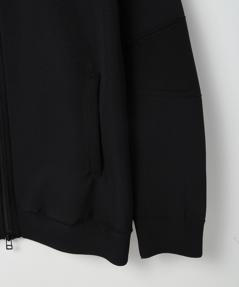 MEN'S BIGI 【DENHAM×MENS BIGI】スタンドニットジップブルゾン ブラック