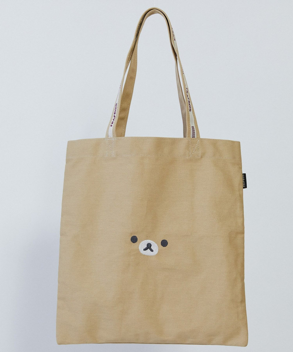 FRAPBOIS Rilakkuma ロゴトート ベージュ