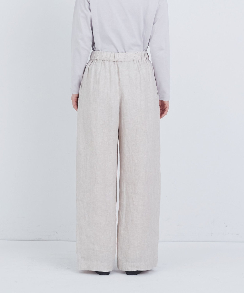 ADIEU TRISTESSE リネンワンタックストレートパンツ キナリ