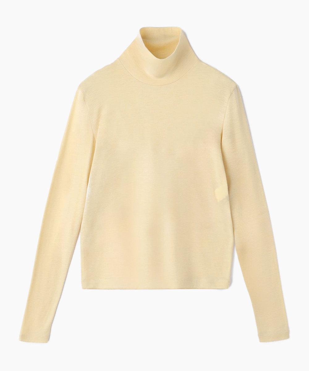 DÉPAREILLÉ WOOL JERSEY TURTLE / ウールジャージータートル イエロー