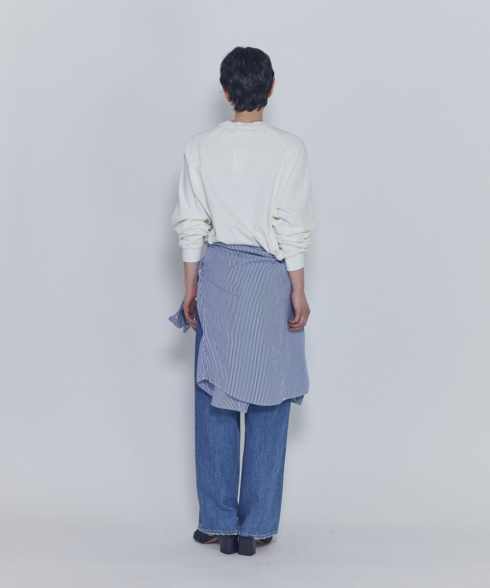 1er Arrondissement 【WEB限定】＜REMI RELIEF(レミ レリーフ)＞ロゴスウェット オフホワイト