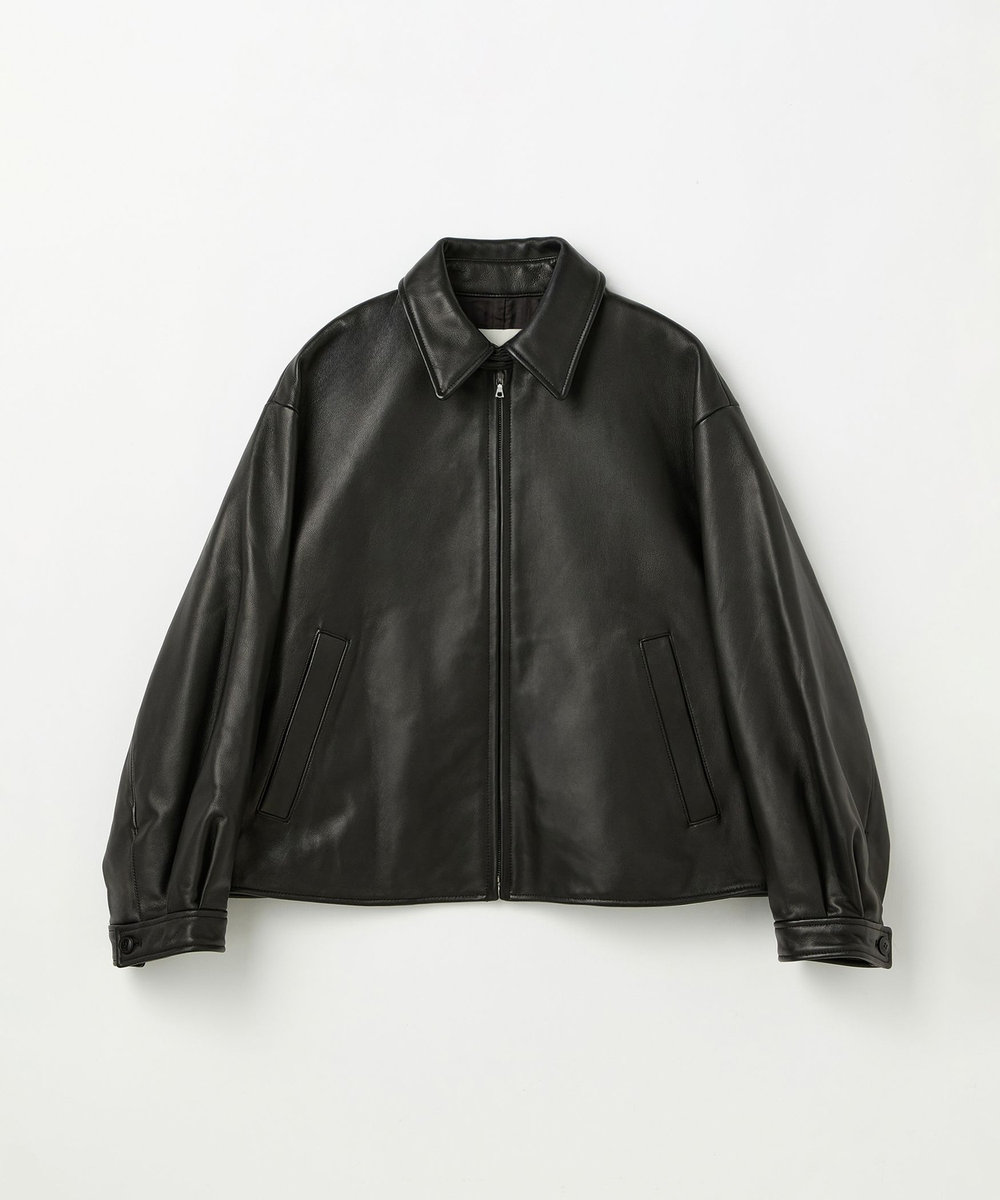 DÉPAREILLÉ LAMB LEATHER BLOUSON / ラムレザーブルゾン ブラック