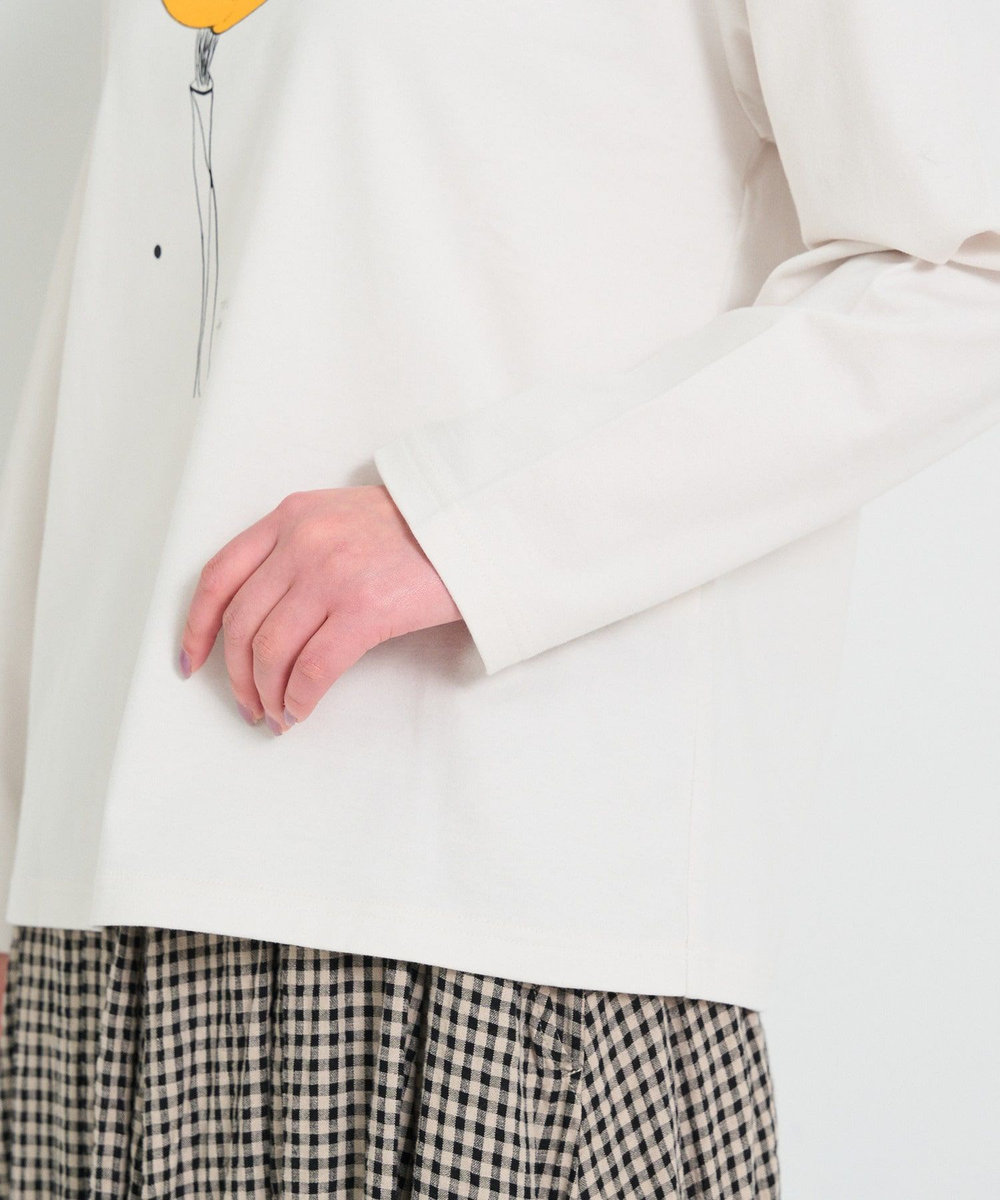 congés payés ADIEU TRISTESSE ichiro yamaguchi.長袖Tシャツ ライトグレー