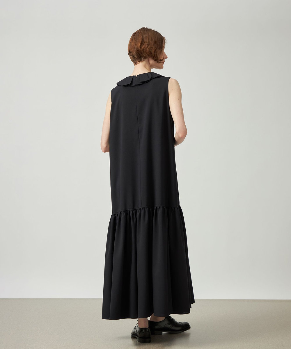 DÉPAREILLÉ TROPICAL WOOL DRESS / トロピカルウールドレス ネイビー