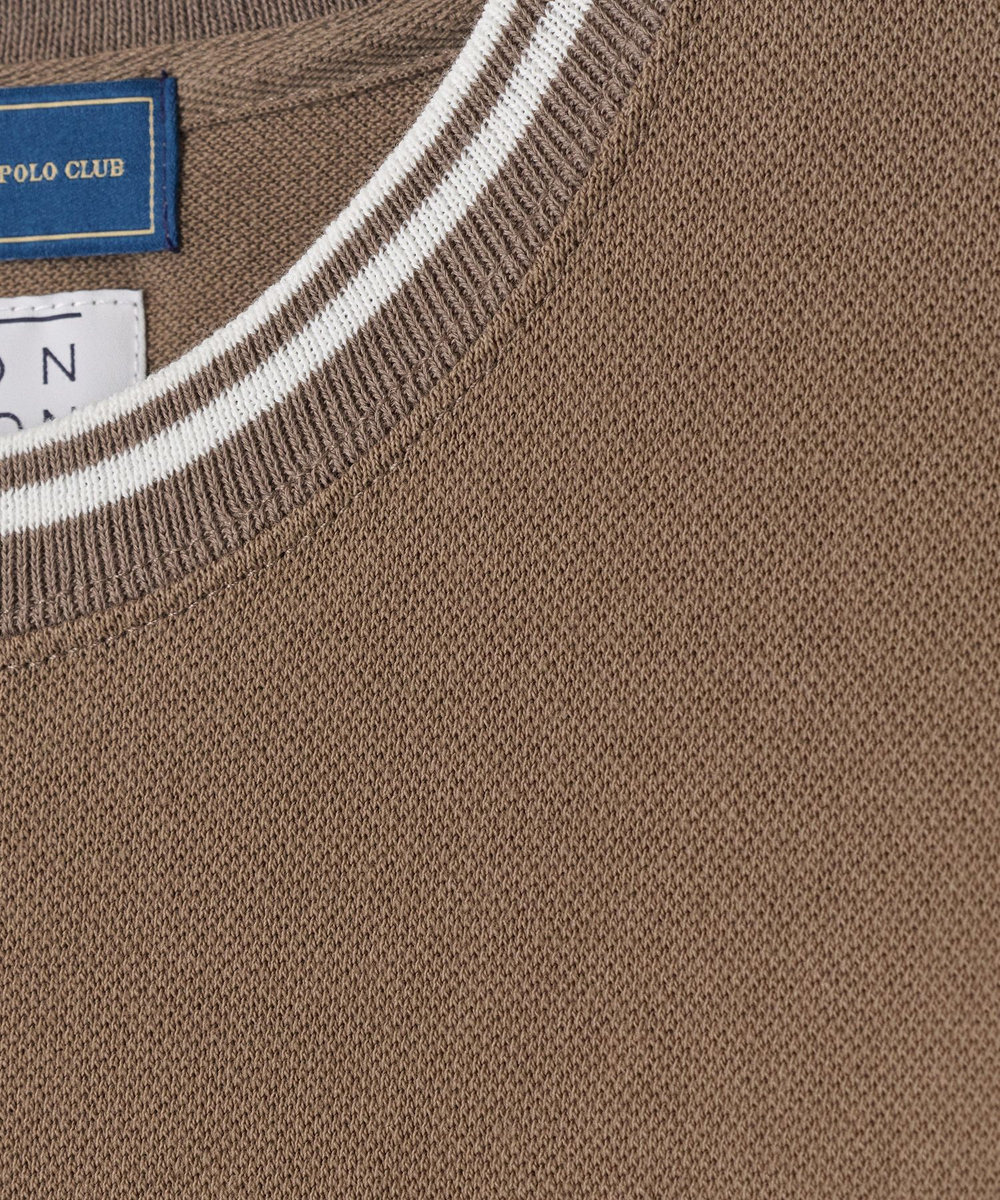 UNION STATION 【BEVERLY HILLS POLO CLUB】別注 コットンロゴ刺繍T オリーブ
