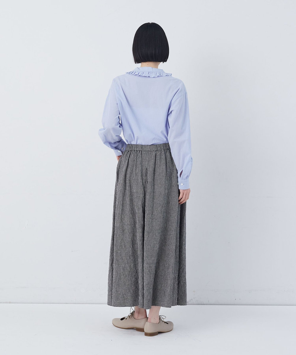 congés payés ADIEU TRISTESSE 【FAVE】タックAラインスカート ブルー系その他