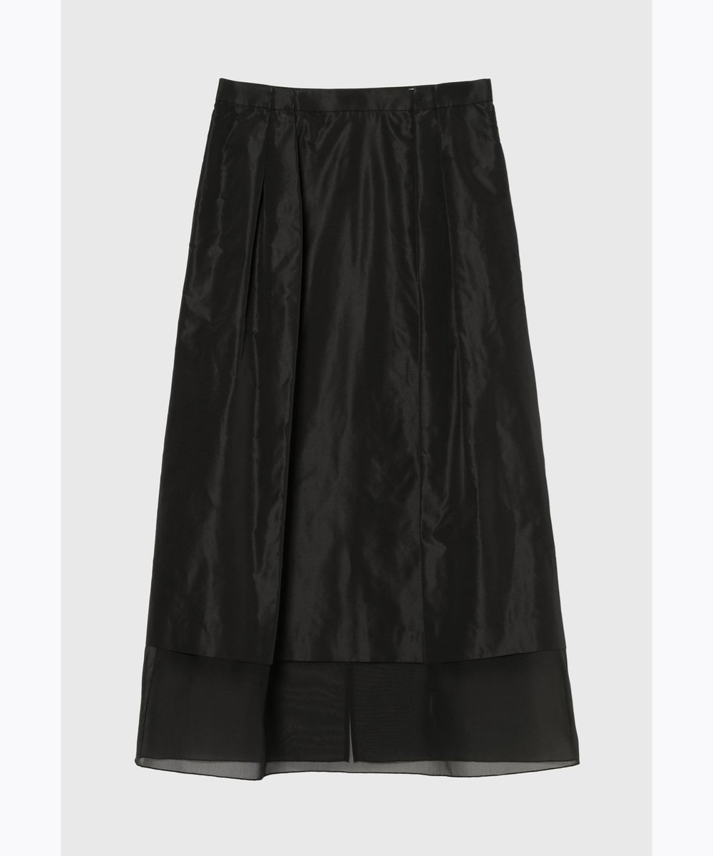 DÉPAREILLÉ SILK ORGANDY SKIRT / シルクオーガンジースカート ブラック