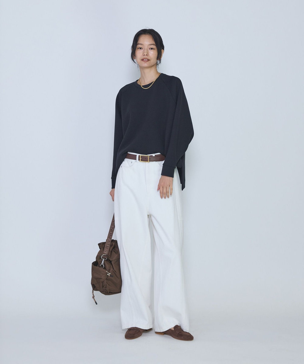 1er Arrondissement エアリーダンボールポンチョトップス ブラック