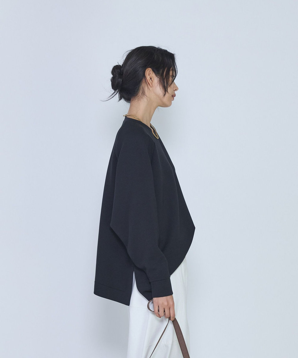 1er Arrondissement エアリーダンボールポンチョトップス ブラック