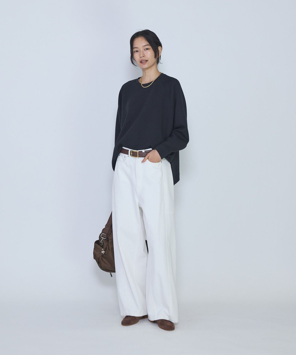 1er Arrondissement エアリーダンボールポンチョトップス ブラック