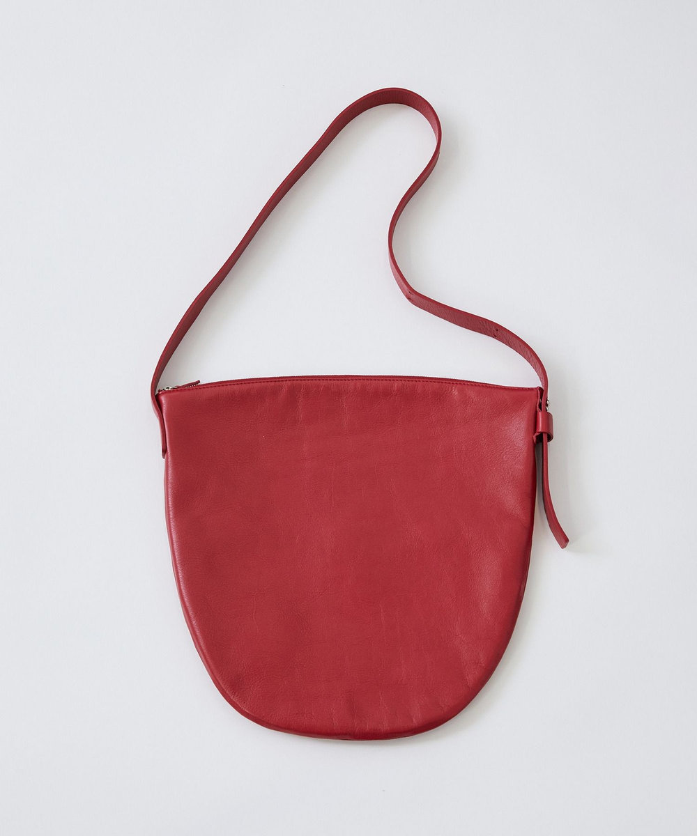 LOISIR 【Bucket Baggage】【別注カラー】＜Orange Piece Shoulder ＞ショルダーバッグ LL レッド