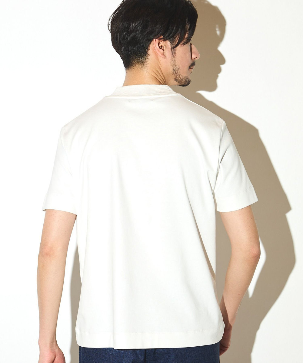 UNION STATION シルケットスムースクルーネックテーラーTシャツ ホワイト