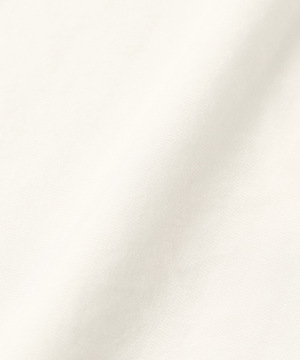 DÉPAREILLÉ SILKY RUFFLE BLOUSE / シルキーラッフルブラウス オフホワイト