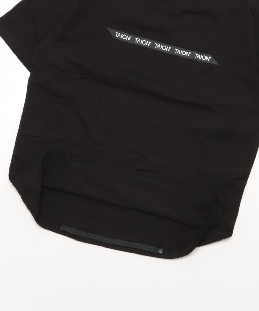 UNION STATION TAION　BASIC STORAGE T-SH TAPE LOGO ブラック