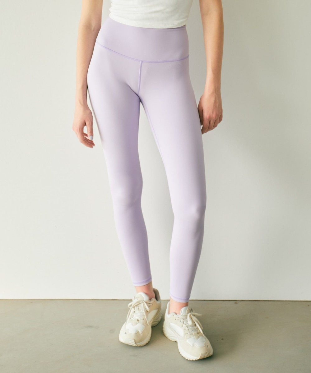 Julier 【定番】YOGA FITレギンス/UVカット・吸汗速乾・ホットヨガ対応・水着・水陸両用 ラベンダー
