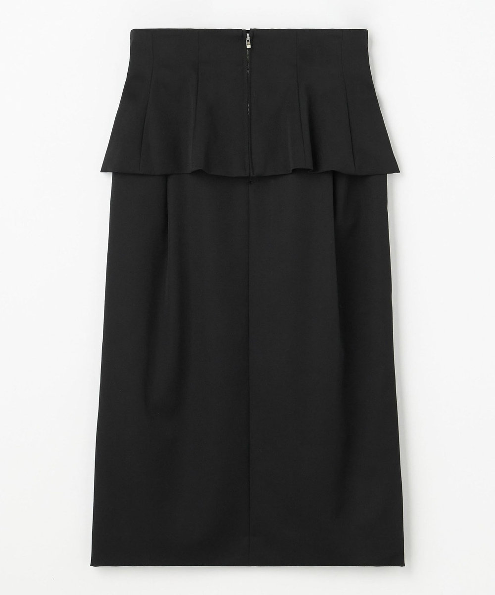 DÉPAREILLÉ WOOL GABARDINE CORSET SKIRT / ウールギャバジンコルセットスカート ブラック