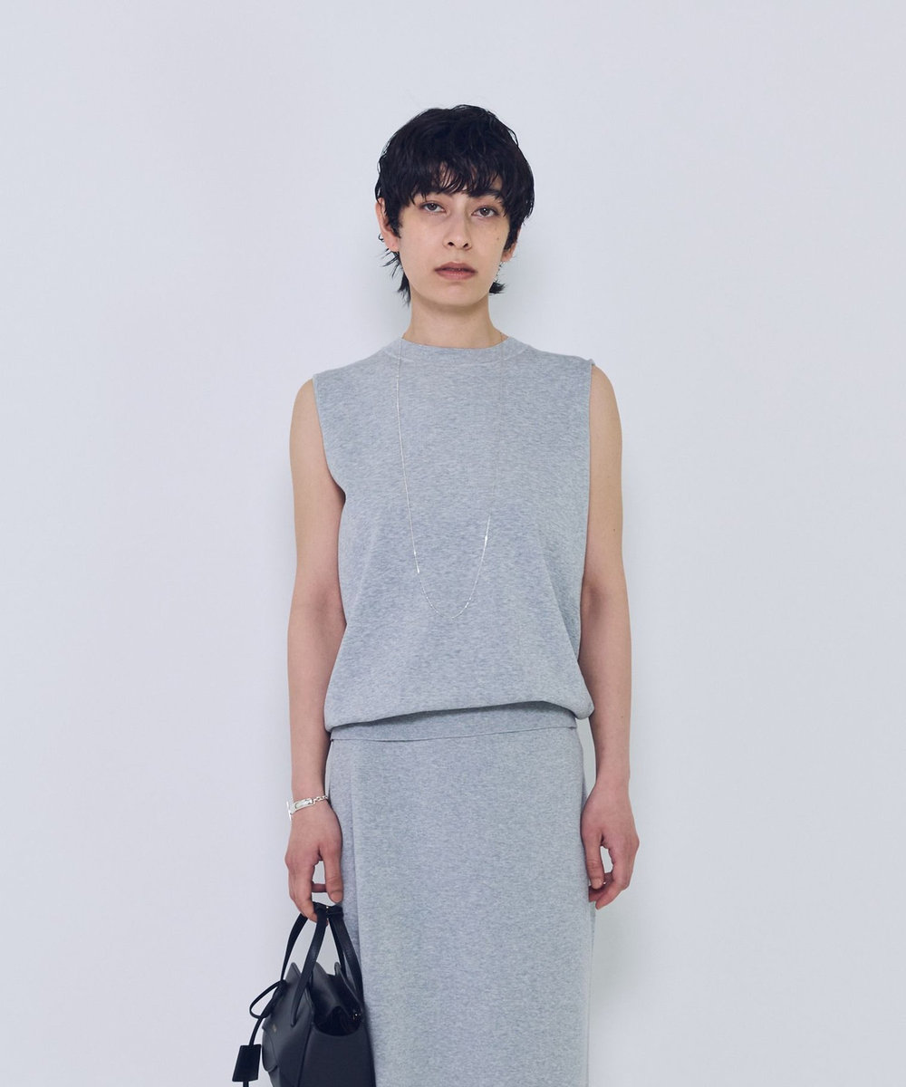 1er Arrondissement ＢＯＸニットタンク ライトグレー
