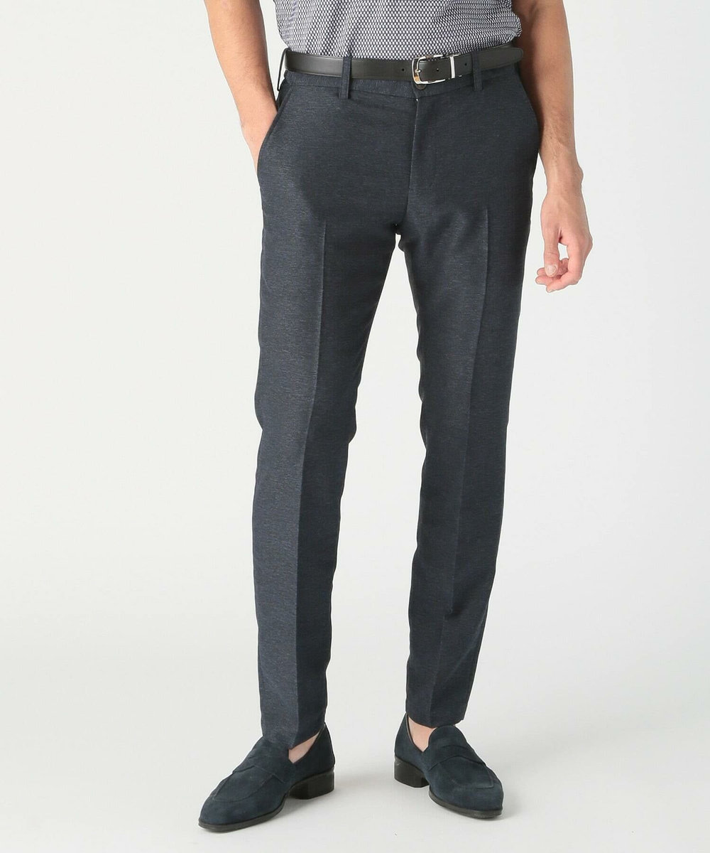 MEN'S BIGI 【ACTIVE TAILOR/アクティブテイラー】カラミメッシュストレッチパンツ<ストレッチ><通気性> ネイビー